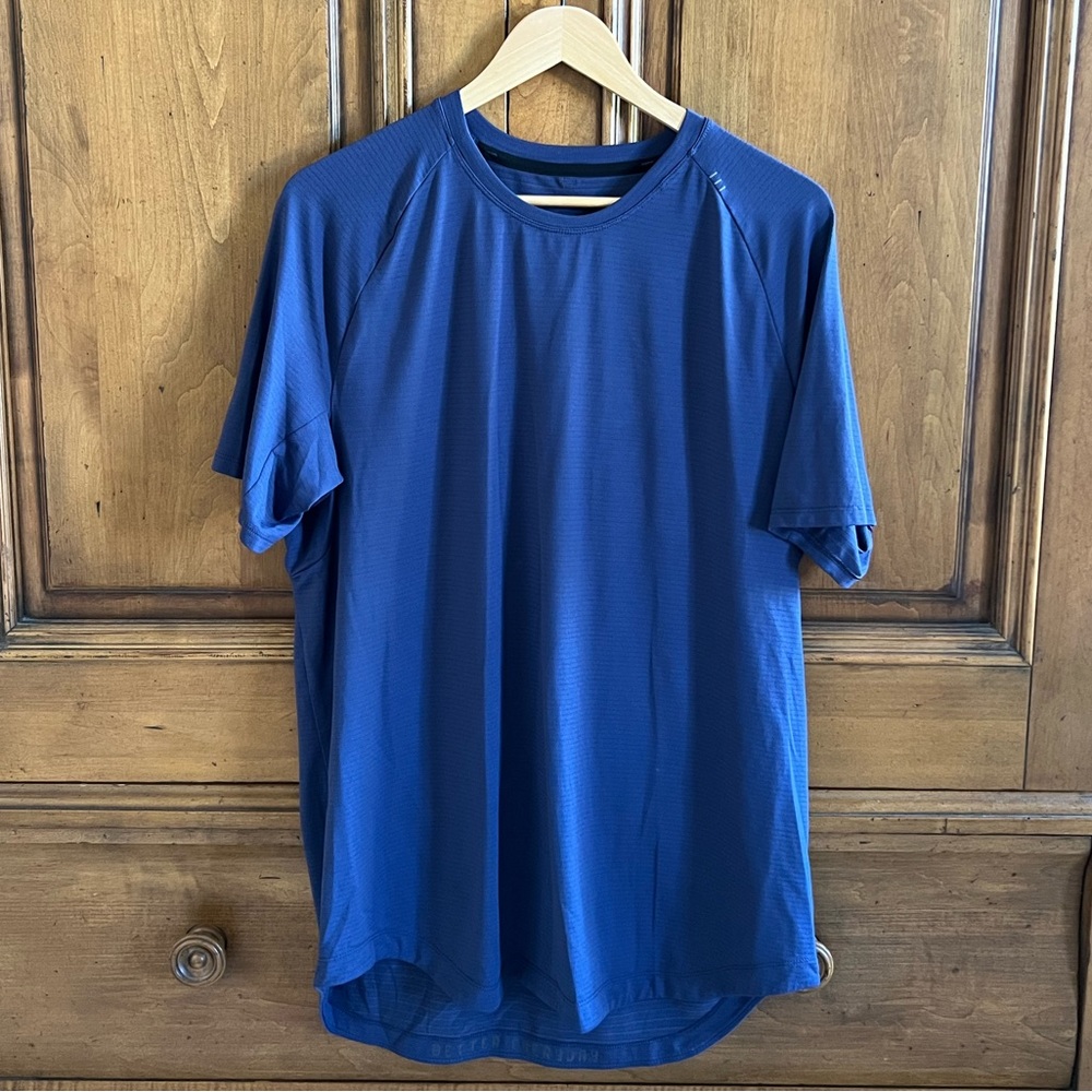 Lululemon Drysense Training Short Sleeve Shirt - Navy XL